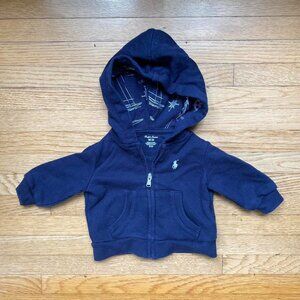 RALPH LAUREN BABY ZIPUP HOODIE